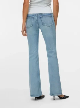 Jeans Vmjean taille basse, coupe évasée