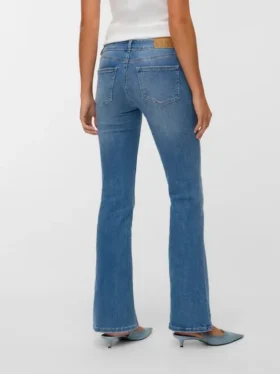 Jeans Vmjean taille basse, coupe évasée