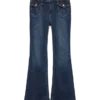 Jeans Vmjean taille basse, coupe évasée