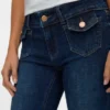 Jeans Vmjean taille basse, coupe évasée