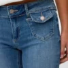 Jeans Vmjean taille basse, coupe évasée