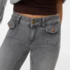 Jeans Vmjean taille basse, coupe évasée