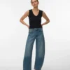 Jeans Vmjuno à taille mi-haute et coupe « barrel »