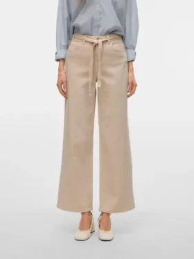 Jeans Vmkarlie à taille mi-haute et coupe large