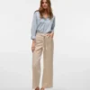 Jeans Vmkarlie à taille mi-haute et coupe large