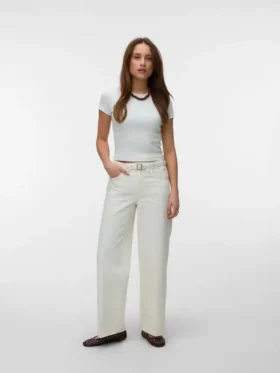 Jeans Vmlullu à taille basse et coupe large