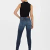 Jeans Vmlux taille mi-haute et coupe slim