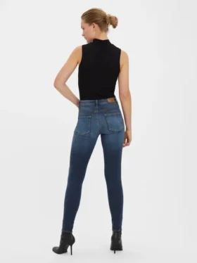 Jeans Vmlux taille mi-haute et coupe slim