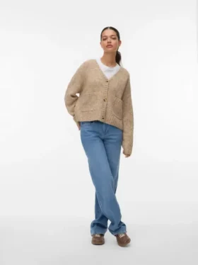 Jeans Vmmelisa à taille mi-haute et coupe large