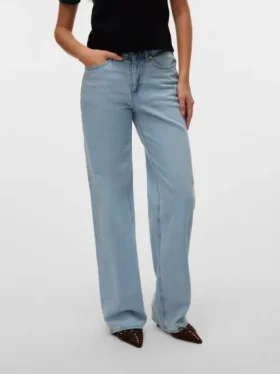 Jeans Vmmelisa à taille mi-haute et coupe large