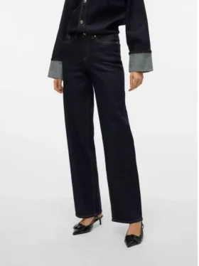Jeans Vmmelisa à taille mi-haute et coupe large