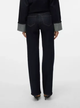 Jeans Vmmelisa à taille mi-haute et coupe large