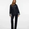 Jeans Vmmelisa à taille mi-haute et coupe large