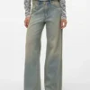 Jeans Vmremy à taille mi-haute et coupe large