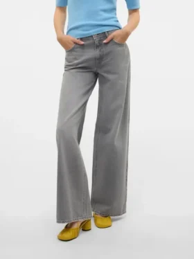 Jeans Vmremy à taille mi-haute et coupe large