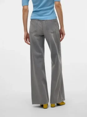 Jeans Vmremy à taille mi-haute et coupe large