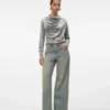Jeans Vmremy à taille mi-haute et coupe large
