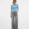 Jeans Vmremy à taille mi-haute et coupe large