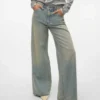 Jeans Vmremy à taille mi-haute et coupe large