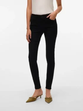 Jeans Vmseven taille mi-haute, coupe slim
