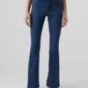 Jeans Vmsiga taille haute à coupe évasée