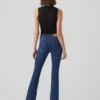 Jeans Vmsiga taille haute à coupe évasée