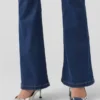 Jeans Vmsiga taille haute à coupe évasée