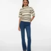 Jeans Vmtanna taille haute à coupe évasée