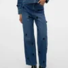 Jeans Vmtaylor à taille mi-haute et coupe ample