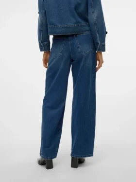 Jeans Vmtaylor à taille mi-haute et coupe ample