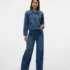 Jeans Vmtaylor à taille mi-haute et coupe ample