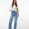 Jeans Vmtessa-Stretch à taille haute et coupe large