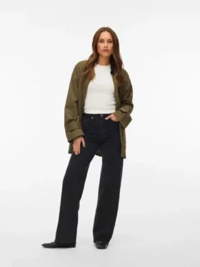 Jeans Vmtessa-Stretch à taille haute et coupe large