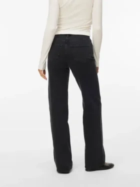 Jeans Vmtessa-Stretch à taille haute et coupe large