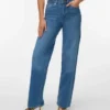 Jeans Vmtessa-Stretch à taille haute et coupe large