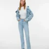 Jeans Vmtessa taille haute coupe droite