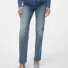 Jeans Vmtessa taille haute coupe droite