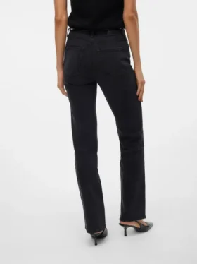 Jeans Vmtessa taille haute coupe droite