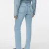 Jeans Vmtessa taille haute coupe droite