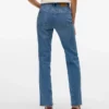 Jeans Vmtessa taille haute coupe droite