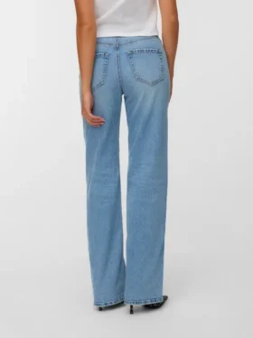 Jeans Vmtessa taille haute, coupe droite