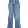 Jeans Vmtessa taille haute coupe droite