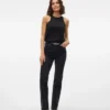 Jeans Vmtessa taille haute coupe droite