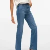 Jeans Vmtessa taille haute coupe droite