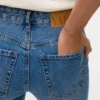 Jeans Vmtessa taille haute coupe droite