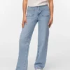 Jeans Vmtessa à taille haute et coupe large