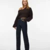 Jeans Vmtessa à taille haute et coupe large