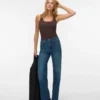 Jeans Vmtessa à taille haute et coupe large