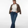 Jeans Vmtessa à taille haute et coupe large