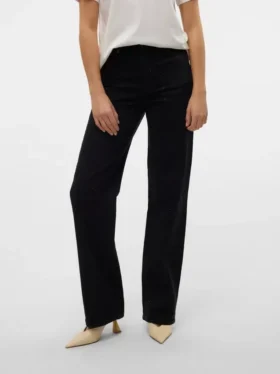 Jeans Vmtessa à taille haute et coupe large